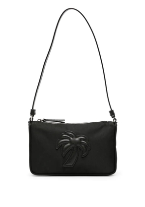 Palm Angels Palm-appliqué shoulder bag - Black