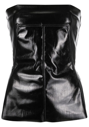 Rick Owens strapless bustier top - Black