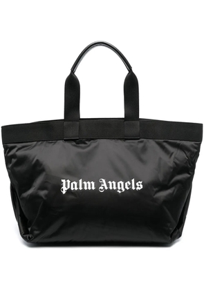 Palm Angels logo-print tote bag - Black