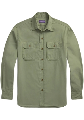 Ralph Lauren Purple Label flap-pocket shirt - Green