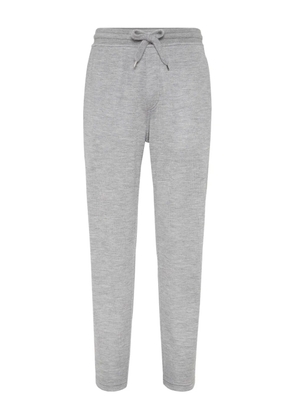 Brunello Cucinelli drawstring slim-fit joggers - Grey