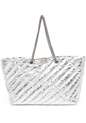 Balenciaga large Crush tote bag - Silver