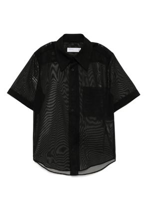 Toga high twist gauze shirt - Black