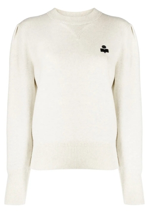 MARANT ÉTOILE Kelaya logo-embroidered jumper - Neutrals