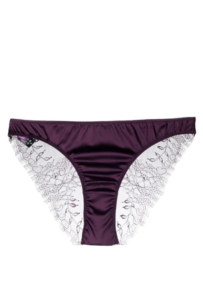 Maison Close Villa Satine Culotte briefs - Purple