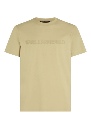 Karl Lagerfeld logo T-shirt - Neutrals