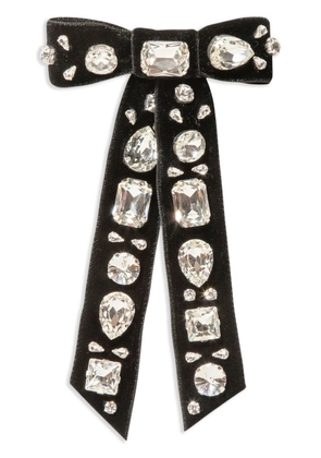 Jennifer Behr Lucia bow hair clip - Black