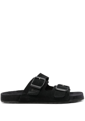 Manebi Hamptons suede sandals - Black