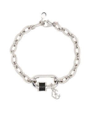 Charriol Forever Lock cable-link bracelet - Silver