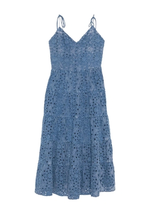 alice + olivia Shanti midi dress - Blue