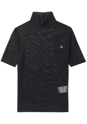 Coperni logo-appliqué mesh top - Black