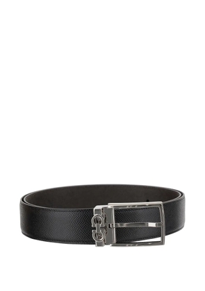 Ferragamo Gancini reversible leather belt - Black