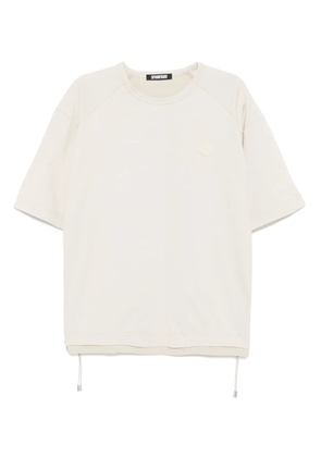 Spoonyard side lace-up T-shirt - Neutrals