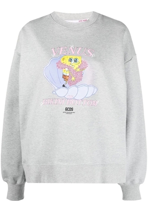 GCDS sponge bob-print sweatshirt - Grey
