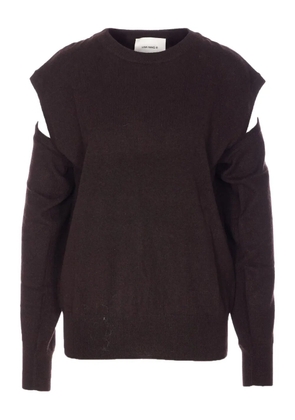 Lisa Yang Othelia cut-out sweater - Brown