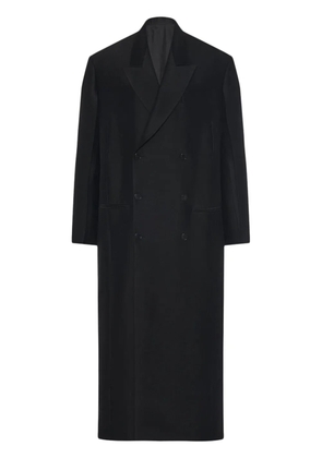 The Row Catena wool-silk coat - Black