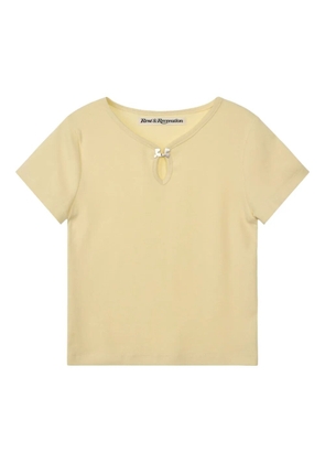Rest&Recreation u-neck clip top - Yellow