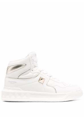 Valentino Garavani Roman Stud-embellishment lace-up sneakers - White