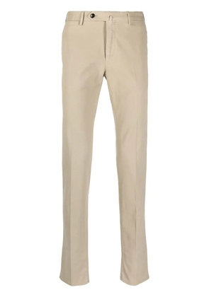 PT Torino mid-rise tapered chinos - Neutrals