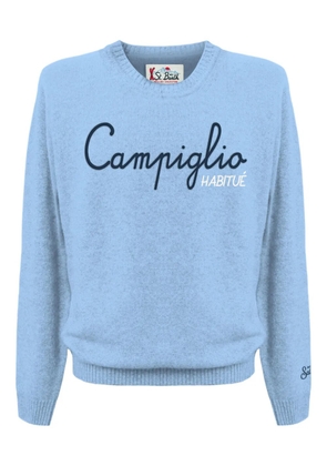 MC2 Saint Barth Heron embroidered sweater - Blue