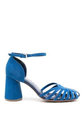 Sarah Chofakian Hilda caged 80mm sandals - Blue