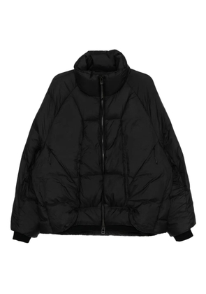 CROQUIS stand-collar padded jacket - Black