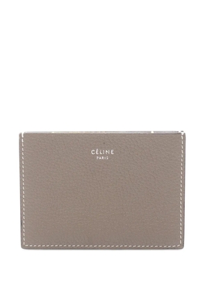Celine Pre-Owned 2010-2025 Grained Calfskin Wallet small wallets - Grey