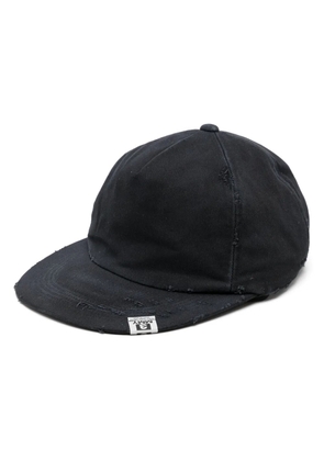 Maison MIHARA YASUHIRO distressed cotton cap - Black