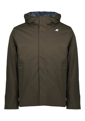 K-Way Jacko twill hooded windbreakers - Green