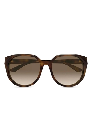 Chloé Eyewear geometric-frame sunglasses - Brown