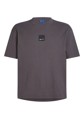 Karl Lagerfeld Jeans logo-patch T-shirt - Grey