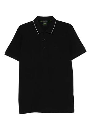 BOSS piped polo shirt - Black