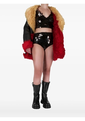 Prada leather coat - Black