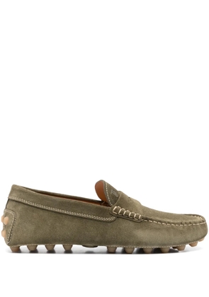 Tod's Gommino suede loafers - Green