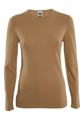 Missoni Pre-Owned crew-neck long-sleeve top - Brown