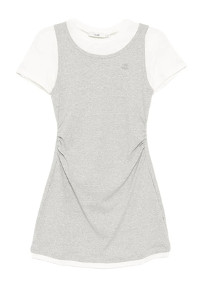 b+ab layered mini dress - Grey
