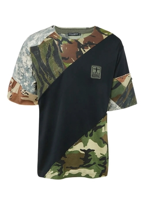 Dolce & Gabbana Pre-Owned camouflage-print T-shirt - Black