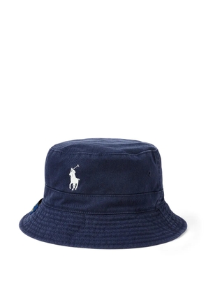 Polo Ralph Lauren embroidered-logo bucket hat - Blue