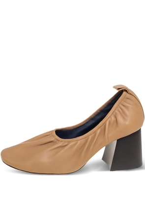 Celine Pre-Owned 70mm square-toe pumps - Neutrals