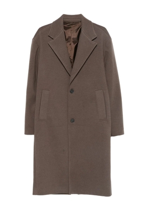IMPERIAL single-breasted button-up coat - Neutrals