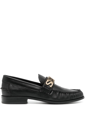 Senso Layla leather loafers - Black