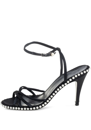 CHANEL Pre-Owned 100mm strappy sandals - Black