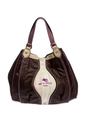 Etro Pre-Owned paisley-motif tote bag - Brown