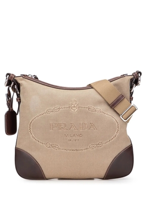 Prada Pre-Owned 2010-2025 Canvas Canapa Logo crossbody bag - Brown