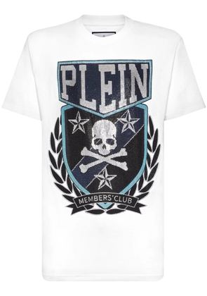 Philipp Plein Patch Skull&Bones T-shirt - White