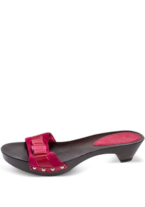 Ferragamo Pre-Owned 40mm Vara-bow sandals - Pink