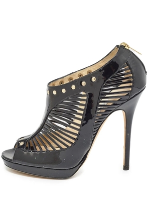 Jimmy Choo Pre-Owned 125mm patent-leather pumps - Black