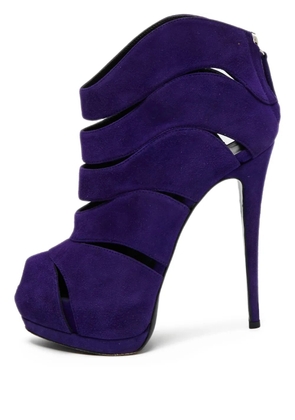 Giuseppe Zanotti Vintage 145mm leather pumps - Purple