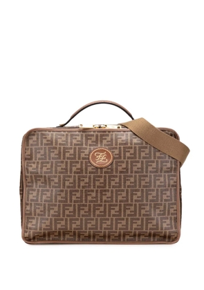 Fendi Pre-Owned 2010-2025 Zucca Coated Canvas Karligraphy travel bag - Brown