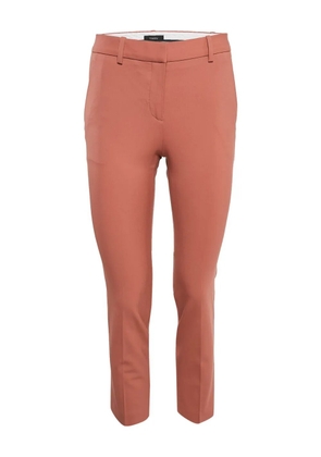 Theory tapered wool trousers - Orange